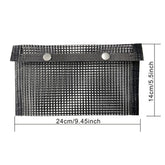 Barbecue Heat Resistant Non-stick Grilling Mesh BBQ Baking Bag, Size: 24 x 14cm (Black)